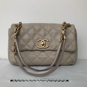 Chanel Retro Chain Beige Bag